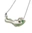 ‘SLEEPING NUDE’ 18K WHITE GOLD AND ANTIQUE JADE NECKLACE