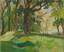NICOLAÏ KALMIKOFF (1896-1951) Light reflections in the forestSigned ‘Naci Kalmikoff’ (lower left) Oil on masonite