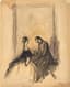 KONSTANTIN RUDAKOV (1891-1949)
Illustration for 'Manon Lescaut', a novel by Abbé Prévost (1731)