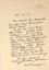 CARL JACOB BURCKHARDT (1891-1974)
Autograph letter signed to Helene Markwalder in Mariastein