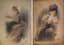 LOUIS VALLET (1856-1940)
Élégantes Parisiennes, set of two drawings