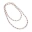 ROSE QUARTZ AND SMOKEY QUARTZ BEADS AND CULTERED PEARLS NECKLACE