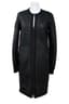 CHANEL
Reversible lambskin leather coat, with CC logo on the sleeve