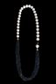 PEARLS AND BLACK JET NECKLACE