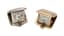 LOT OF TWO VINTAGE SILVER AND SILVER-GILT TRAVEL POCKET CLOCKS