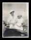 FÉLIX FÉLIXOVITCH, prince Youssoupoff (1887-1967), posant dans la forteresse de Calvi (Corse), avec sa fille la princesse Irina Félixovna de Russie: «Baby».