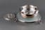 CHRISTOFLE SILVER PLATED CAVIAR SET FROM THE VERTIGO COLLECTION BY ANDRÉE PUTMAN