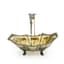 SAZIKOV SILVER CANDY BOWL WITH A HANDLE WITH FLORAL DECORATION
Firm of P. F. Sazikov, supplier of the Imperial court, Moscow, 1889