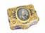 Jewelled Gold and Enamel Snuff Box with a Portrait of Alexander II
Gold, enamel, old rose-cut diamonds Europe, first half of XIX century Rectangular box, rocaille style. Embossed with fin...