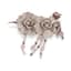 CARON PARIS
Leather blossom brooch