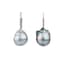 BAROQUE PEARL AND DIAMOND EARRINGS