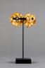 SILVER GILT AND PEARL FLOWER EARRINGS