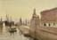 [FROM THE COLLECTION OF EMPEROR NICHOLAS II]
KARL EDUARDOVICH GEFTLER (1853-1918)
The Sphinxes on the Neva Embankment