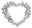 ‘HEART’ SILVER AND ZIRCONIUM PENDANT