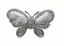 WHITE GOLD BUTTERFLY BROOCH