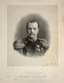 [Tsesarevich Alexander III]
PORTRAIT OF TSESAREVICH ALEXANDER III ALEXANDROVICH SHULZ (LITHOGRAPHER)
AFTER CHARLES BERGAMASCO (1830-96) (PHOTOGRAPHER)
Portrait of Tsesarevich Alexander III Alexandrovich