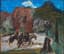 ALEXANDER DREVIN (1889-1938)
Riders crossing a mountain stream