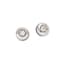 18K WHITE GOLD, DIAMOND STUD EARRINGS