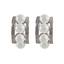 Seaman Schepps. White gold and rock crystal set demi-parure
Seaman Schepps. Comprising: a bracelet in white gold with five engraved rock cristal cabochons pearls and diamonds; a pa...