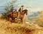 ALAN FEARNLEY (B. 1942)
Two horsemen. From the series ‘The American Civil War’
