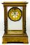 LOUIS XVI STYLE CLOCK IN GILT BRONZE
Louis XVI style, end of 19th century