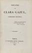 [From the library of Emperor Alexander II (1818-1881)] [Mérimée, Prosper] Theater de Clara Gazul, comedienne espagnole. 1830