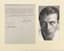 GARY COOPER (1901-1961)
typed letter signed and photograph