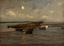 EUGEN DÜCKER (1841-1916)
Boats on the shore
