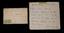BUNIN, Ivan Alexeevich (1870-1953), two autographs addressed to G. А. Aleksinsky: