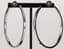 CARTIER ‘ETINCELLE’ 18K WHITE GOLD, DIAMOND HOOPS