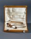GRACHEV BROTHERS SILVER TEA SET DECORATED WITH PLANT ORNAMENT,
4 PIECES
Factory of Grachev Brothers, Supplier of the Highest Court, St. Petersburg, 1908-1917