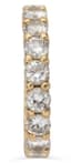 18K YELLOW GOLD DIAMOND WEDDING BAND