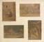 UNKNOWN FRENCH ARTIST, 19TH CENTURY
Views of Cimiez, Nice Set of four drawings: Monastère de Cimiez, Cimiez les Arènes