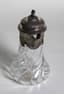 LOUIS XV STYLE CRYSTAL WINE DECANTER WITH SILVER NECK
France, early 20th century