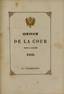 The court almanac for 1858.