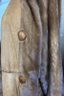 MANTEAU LONG EN FOURRURE DE VISON BRUN REVERSIBLE