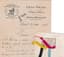 LÉON GRUEL (1840(41)-1923)
SET OF SIX AUTOGRAPH LETTERS SIGNED, ADDRESSED TO MR VERDIER (ST ETIENNE), RIBBON BOOKMARK SUPPLIER. 1906.