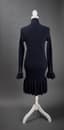 CHANEL
NAVY BLUE KNIT WOOL DRESS