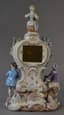 MEISSEN PORCELAIN MANTEL CLOCK, CIRCA 1880