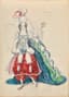 LÉON BAKST (1866-1924)
Costume design for Jane Marnac, ‘Sheherasade’