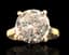 SOLITAIRE 18K YELLOW GOLD AND 3.35 CT. DIAMOND RING