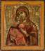 Icon "Vladimirskaya Mother of God"
Circle of the Armory chamber's school, Moscow (?), early XVIII c.