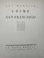 GEORGE ANNENKOFF [YURI ANNENKOV] (1889-1974) 
Durtain L. Crime a San-Francisco  [Crime in San Francisco]; eight original lithographs by Yuri Annenkov. Paris, 1927.