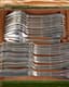 LAPPARRA ET GABRIEL, ORFÈVRES (1902 -1923)
SILVER FISH CUTLERY SET, 24 PIECES