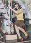 JOHN GANNAM (1907-1965)
Teenager sitting on stairs talking on phone