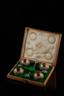 Set of salt cellars with spoons