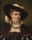 ENGLISH SCHOOL, 19TH CENTURY
Portrait of a woman in a hat