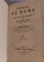ANTONIO NIBBY (1792–1839)
MARIANO VASI (1744–1820/1822)
ITINÉRAIRE DE ROME ET DE SES ENVIRONS
[A GUIDE TO ROME AND ITS SURROUNDINGS]
1 VOLUME. NINTH EDITION 1863.
IN FRENCH.