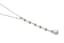 18K WHITE GOLD, DIAMOND, SOUTH SEA PEARL NECKALCE