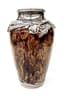 SEVRES PORCELAIN VASE WITH SILVER MOUNT